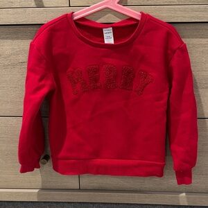 Carter’s Girls MERRY Sweatshirt